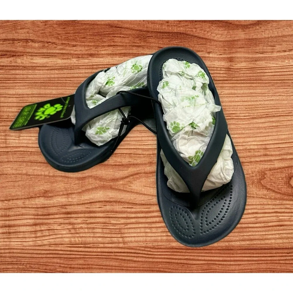 Dawgs Kids Navy Blue Flip Flop Sandals size 1